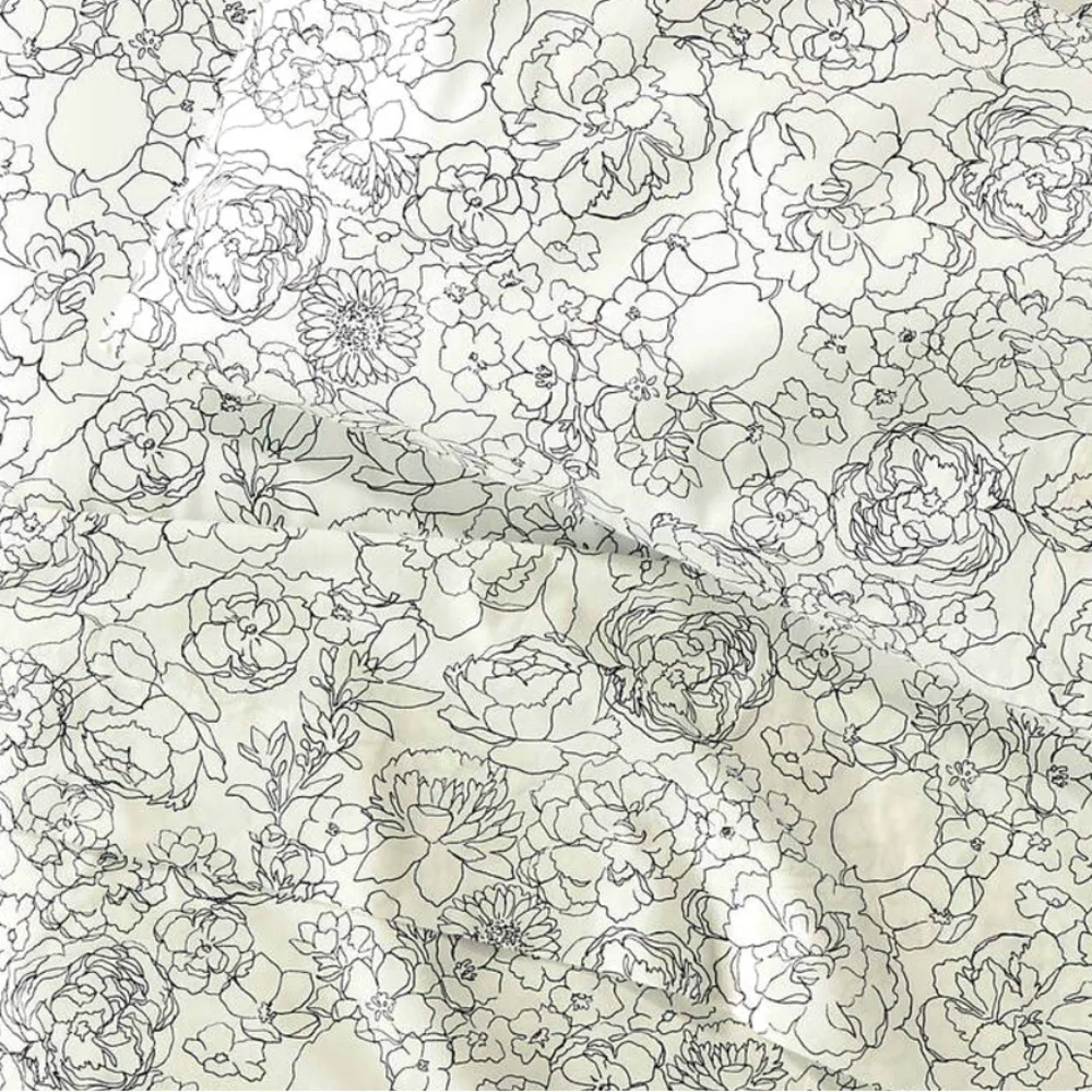 Crate&Barrel English Garden Toddler fitted sheet and pillow case organic cotton